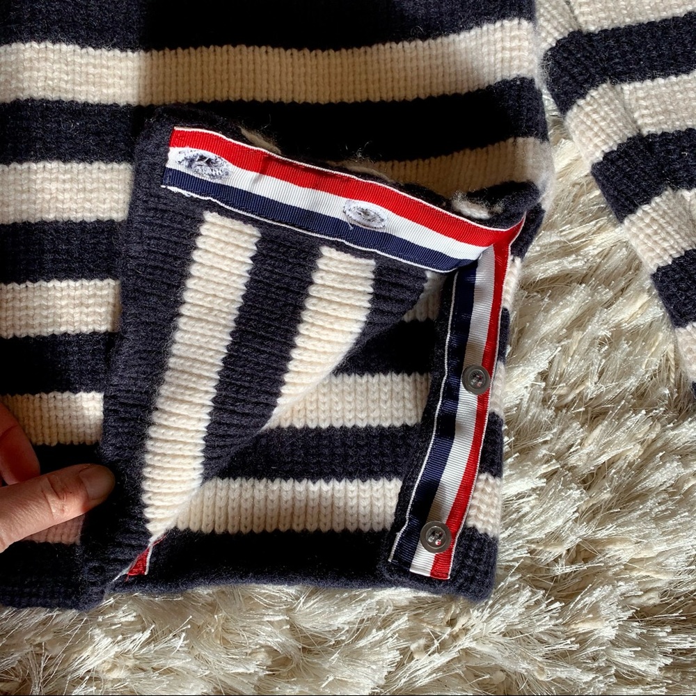 Thom Browne Cashmere Ribbon Tie Sweater Size XS Rare! - Picture 5 of 6